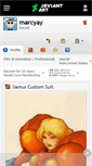 Mobile Screenshot of marcyay.deviantart.com