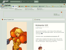 Tablet Screenshot of marcyay.deviantart.com