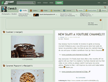 Tablet Screenshot of claralg.deviantart.com