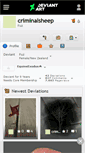 Mobile Screenshot of criminalsheep.deviantart.com