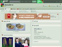 Tablet Screenshot of alicecullen-cc.deviantart.com