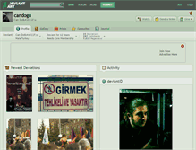 Tablet Screenshot of candogu.deviantart.com