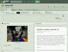 Tablet Screenshot of cosmo1996.deviantart.com