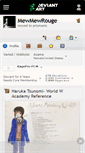Mobile Screenshot of mewmewrouge.deviantart.com