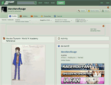 Tablet Screenshot of mewmewrouge.deviantart.com