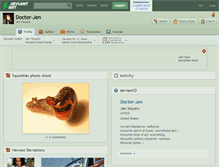 Tablet Screenshot of doctor-jen.deviantart.com