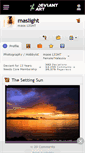 Mobile Screenshot of maslight.deviantart.com