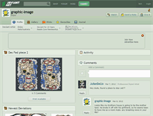 Tablet Screenshot of graphic-image.deviantart.com