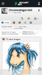 Mobile Screenshot of chromedragon360.deviantart.com