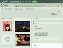 Tablet Screenshot of cype.deviantart.com