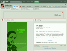 Tablet Screenshot of dj-shrike.deviantart.com
