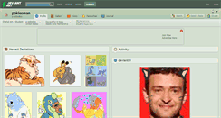 Desktop Screenshot of pokiesman.deviantart.com
