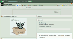 Desktop Screenshot of da-orphanage.deviantart.com
