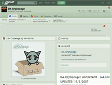 Tablet Screenshot of da-orphanage.deviantart.com