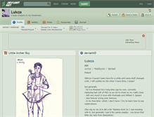 Tablet Screenshot of luixza.deviantart.com