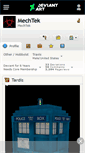 Mobile Screenshot of mechtek.deviantart.com