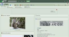Desktop Screenshot of e-dragon.deviantart.com