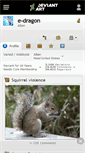 Mobile Screenshot of e-dragon.deviantart.com