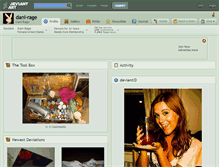 Tablet Screenshot of dani-rage.deviantart.com