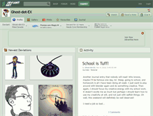 Tablet Screenshot of ghost-dot-ex.deviantart.com