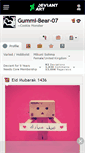 Mobile Screenshot of gummi-bear-07.deviantart.com