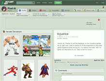 Tablet Screenshot of pixel-m.deviantart.com