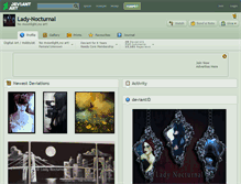 Tablet Screenshot of lady-nocturnal.deviantart.com