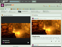 Tablet Screenshot of capstoned.deviantart.com