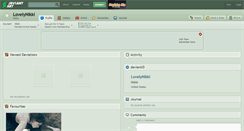 Desktop Screenshot of lovelynikki.deviantart.com