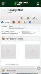 Mobile Screenshot of lovelynikki.deviantart.com