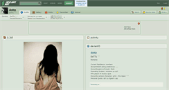 Desktop Screenshot of dottz.deviantart.com
