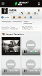 Mobile Screenshot of mdblk.deviantart.com