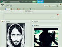 Tablet Screenshot of amitrichard.deviantart.com