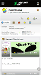 Mobile Screenshot of colorkuma.deviantart.com