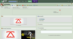 Desktop Screenshot of m3rkurial.deviantart.com