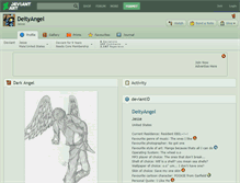 Tablet Screenshot of deityangel.deviantart.com