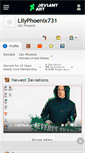 Mobile Screenshot of lilyphoenix731.deviantart.com