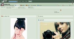Desktop Screenshot of green-lily.deviantart.com