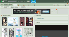 Desktop Screenshot of anime-projects.deviantart.com