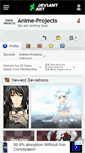 Mobile Screenshot of anime-projects.deviantart.com