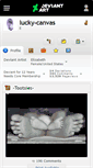 Mobile Screenshot of lucky-canvas.deviantart.com