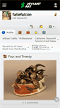Mobile Screenshot of failefalcon.deviantart.com