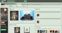 Desktop Screenshot of daughtersofsanleor.deviantart.com