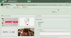 Desktop Screenshot of deadlinerz.deviantart.com