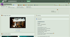 Desktop Screenshot of callalilybeauty.deviantart.com