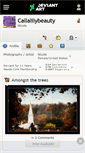 Mobile Screenshot of callalilybeauty.deviantart.com