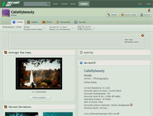 Tablet Screenshot of callalilybeauty.deviantart.com