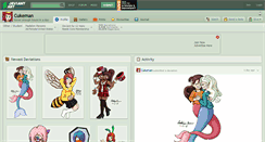 Desktop Screenshot of cukeman.deviantart.com