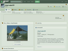Tablet Screenshot of clearwater09.deviantart.com