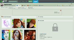 Desktop Screenshot of angelicmanor.deviantart.com